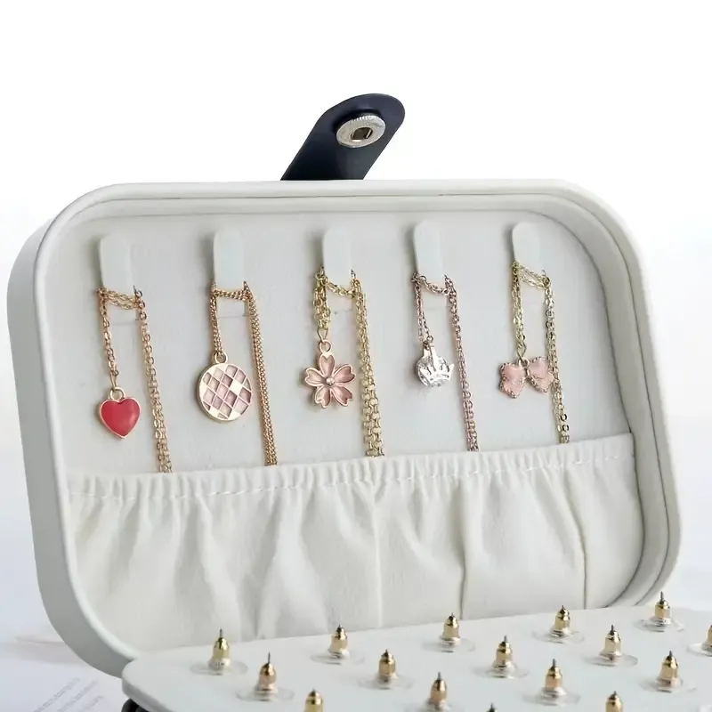 Spacious Elegant Travel Jewelry Box