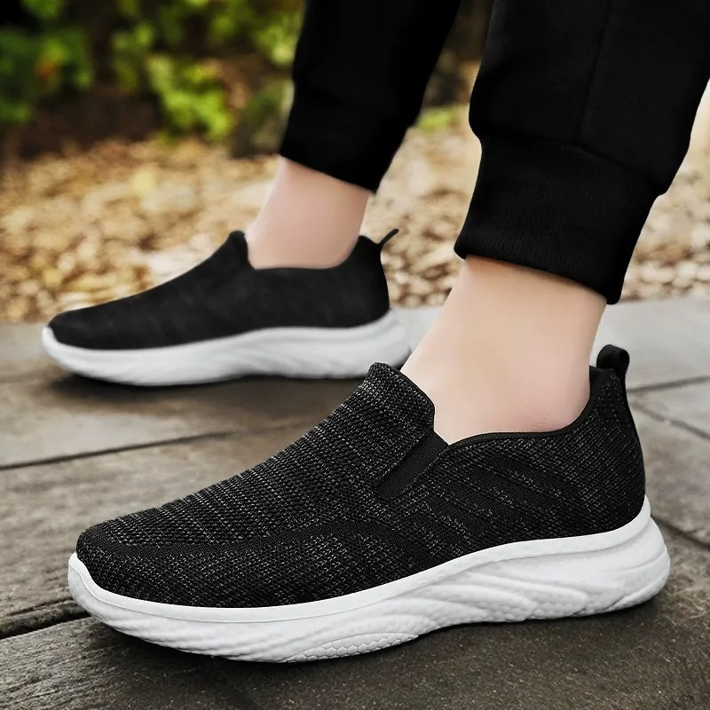 🔥2025 HOT SALE -50%🔥New summer men's shoes - lightweight polyurethane dad shoes, one-piece slip-on cloth shoes, boyfriend style casual shoes