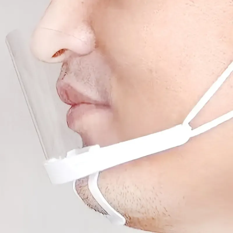 Transparent Chef Masks for Waiters