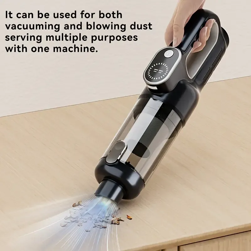 Super Powerful, Suitu Vacuum Suitu Car Vacuum Cleaner | Super Powerful Suction, Rechargeable Handheld Large Power Cordless Vacuum Suitable for Home and Auto Use