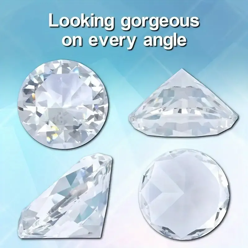 Glowing crystal diamond
