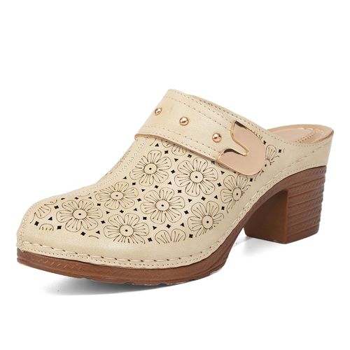 Chic Womens Chunky Heel Sandals
