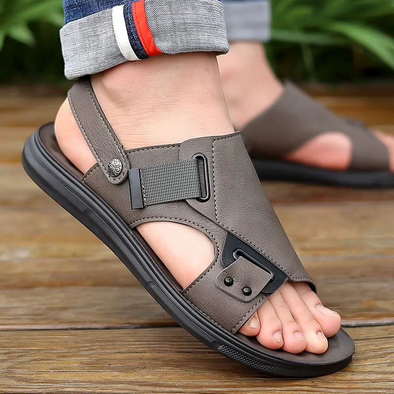 High-end sandals men's casual shoes non-slip soft-soled beach shoes