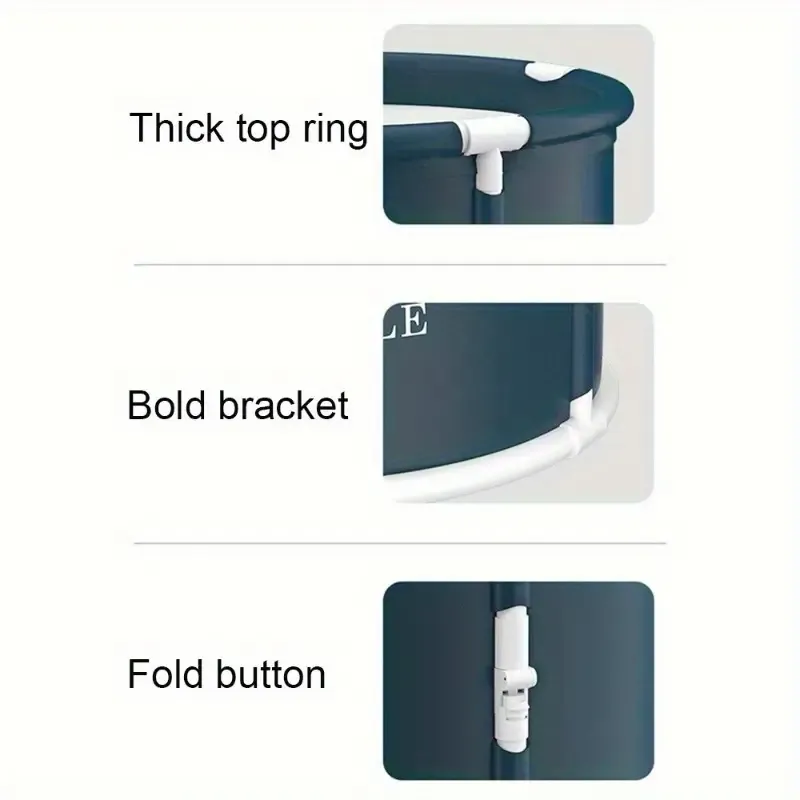 Freestanding Folding Spa Soaking Tub