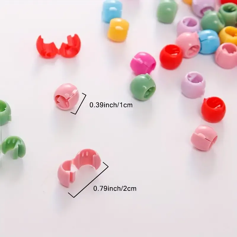 Vibrant Mini Hair Claw Clips