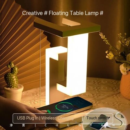 Floating desk lamp mobile phone wireless charging night light Boudoir gift creative new bed  Ambient headlamp