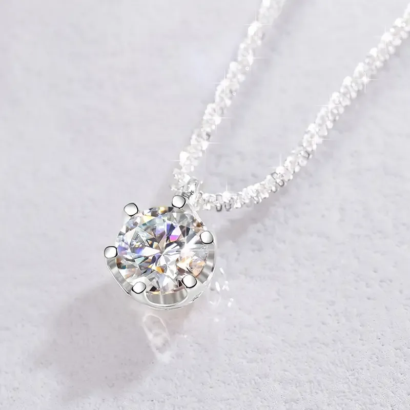 Moissanite Eternity Necklace