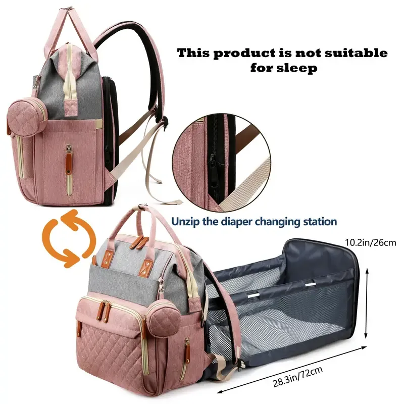 Lamroro Diaper Bag Backpack