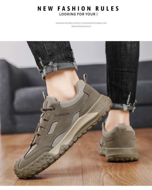 Outdoor leisure sports mesh breathable lightweight hiking shoes