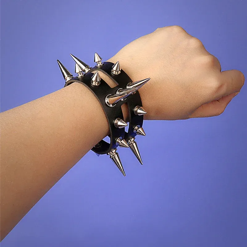 Punk Leather Bracelet