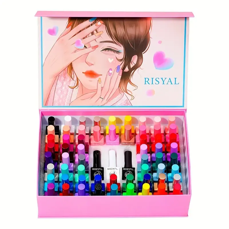 RisyAl gel nail polish set
