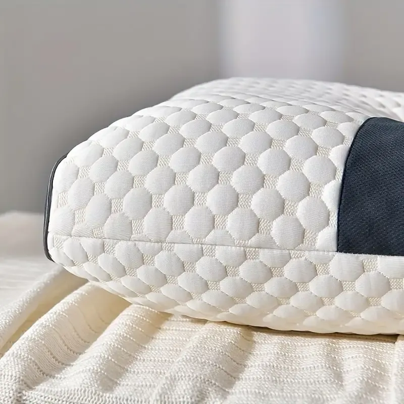 1pc - Breathable Knitted SP Neck Protection Pillow, with Moisture Absorption, Sleep Massage Core and Decorative Design, Suitable for Bedding, Living Room and Bedroom, Outdoor Tents, Camping, Hiking