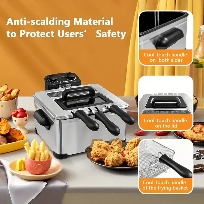 Extra-Large Electric Deep Fryer