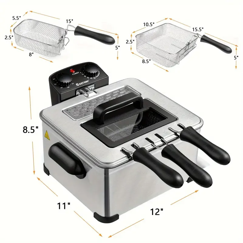 Extra-Large Electric Deep Fryer