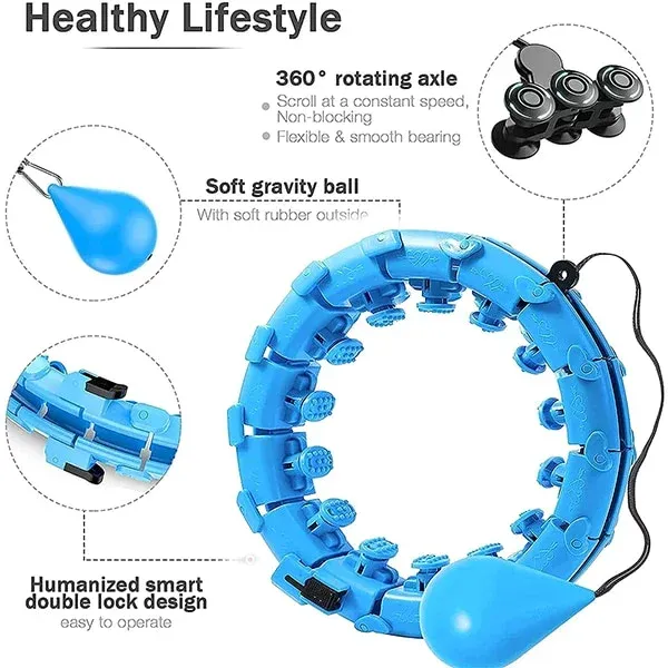 Weighted Smart Waist Slimming Hoops