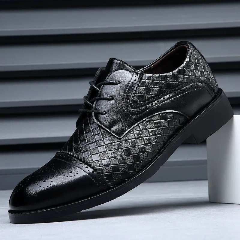 High-end leather shoes for men