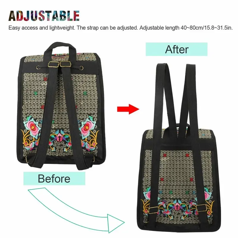 Vibrant Floral Embroidered Canva