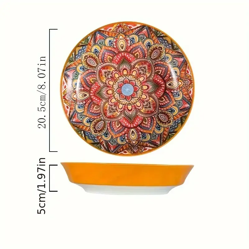 Bohemian Handcrafted Ceramic Dinnerware Set