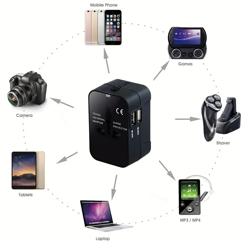 Universal Travel Plug Adapter