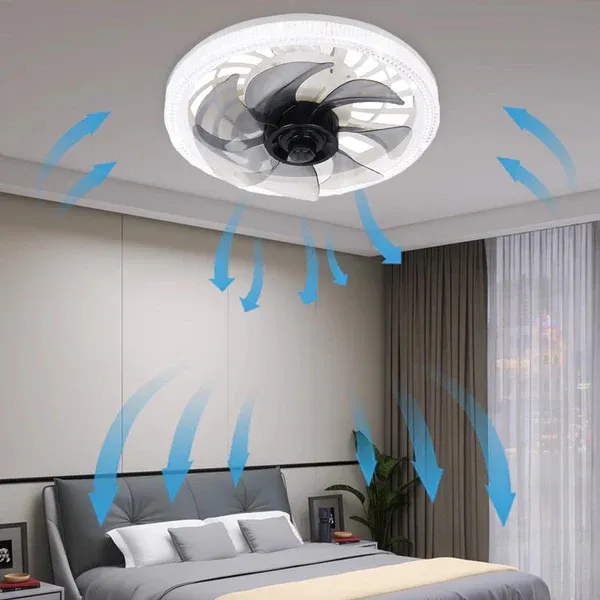 🚀2-in-1 Mute Adjustable Fan Light with Remote Control
