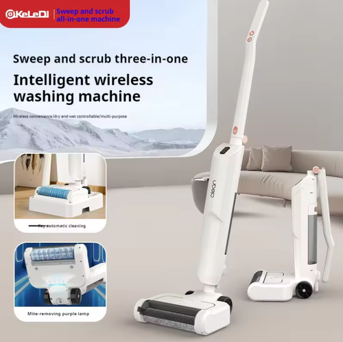 Intelligent floor scrubber