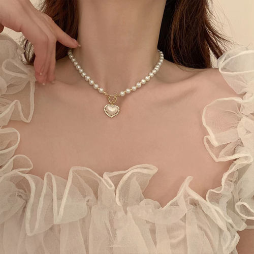 Fashionable Pearl Necklace Women'S Personalized