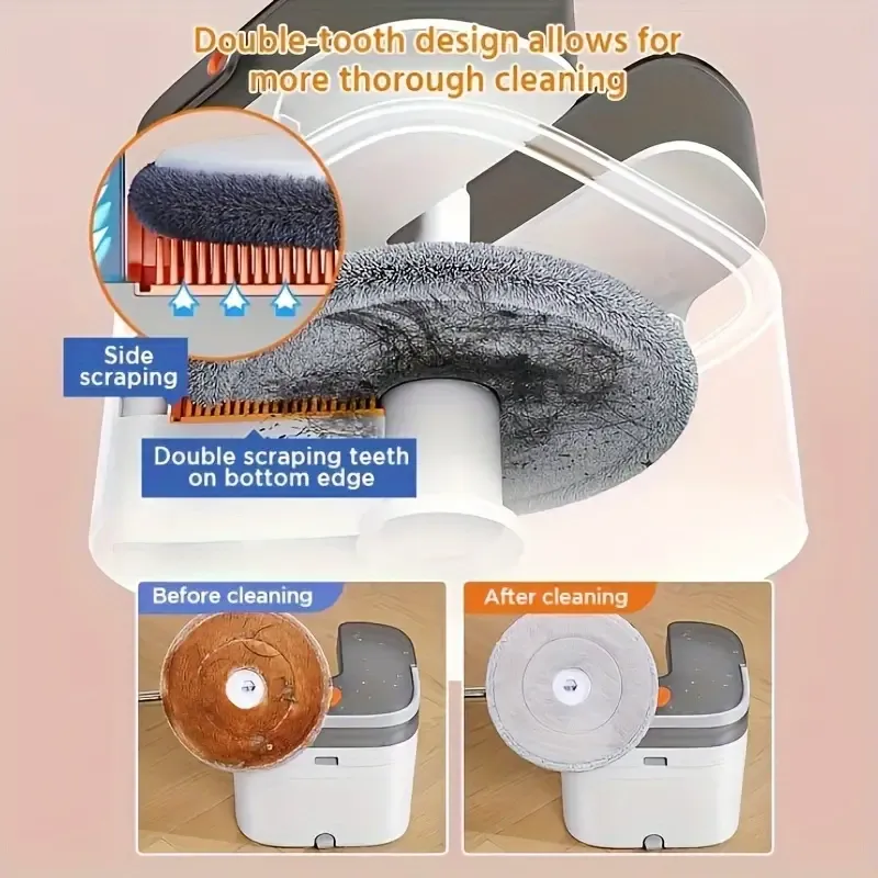 Spin mop and bucket set