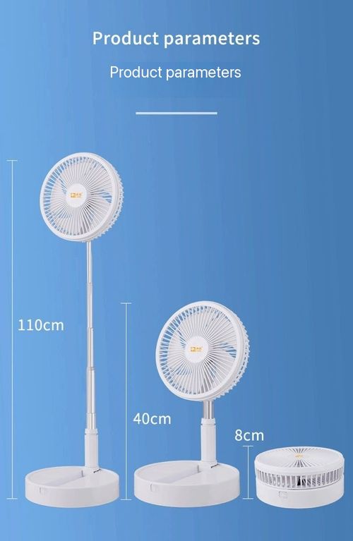 Portable usb charging fan Retractable folding dormitory outdoor fan Desktop fan Floor fan