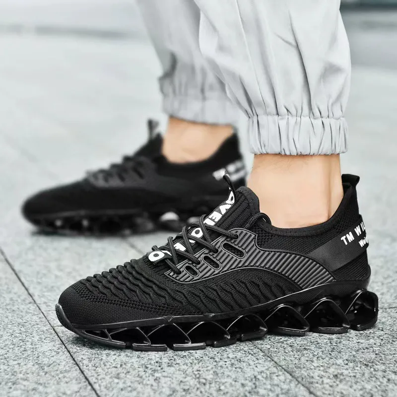Blade Men's Shoes - Breathable Fly-Weave Running Leisure Shoes - Sports Shoes - Versatile Shoes