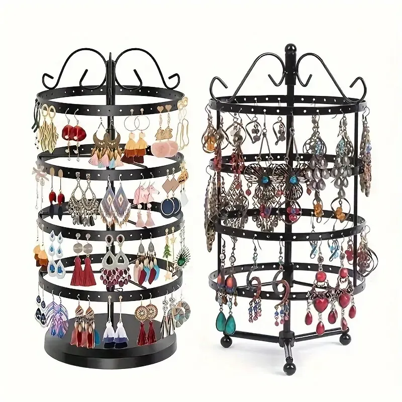 Metal Detachable Rotating Earring Rack