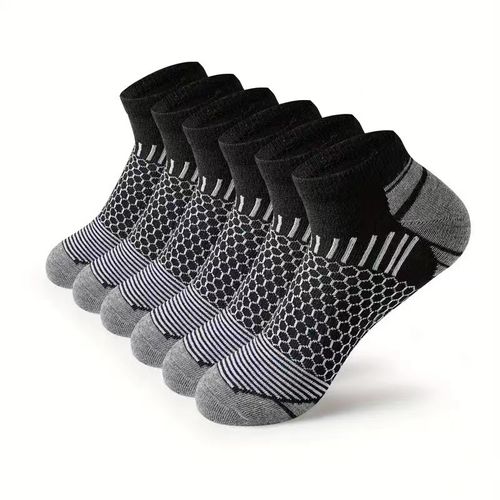 10 Pairs Of Men's Mid Crew Sport Socks, Sweat-absorbing Comfy Breathable Socks For Men's Basketball Training, Running Outdoor Activities