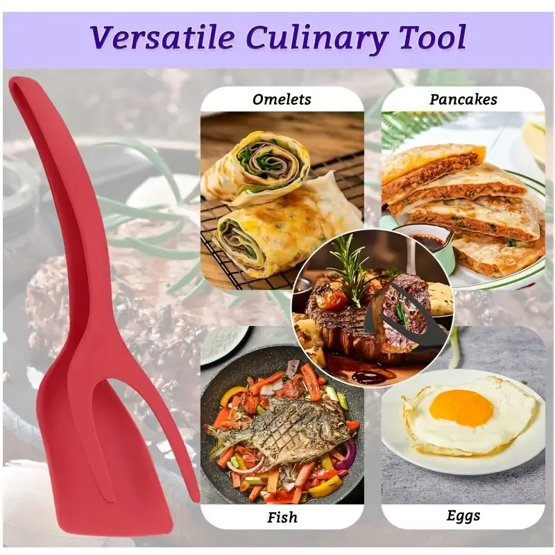 1PC Multipurpose Nylon Spatula - Non-Stick Steak, Fish, and Egg Flipper - Versatile Cooking Tool for Kitchen Use - Ideal for Thanksgiving, Christmas, Easter Holiday Cooking
