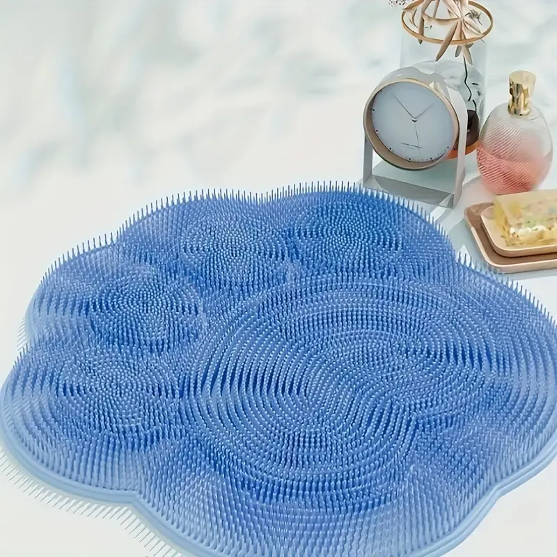Soft Bristle Foot Massager: Relieve Foot Fatigue, Promote Blood Circulation - Non-slip Suction Cups - Easy to Hang and Dry - No Alcohol