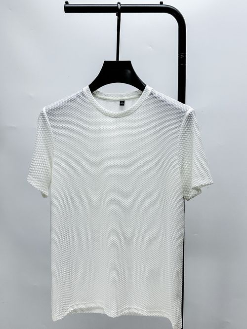 Summer ice silk thin short-sleeved T-shirt