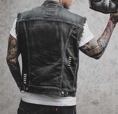 Men's Denim Vest