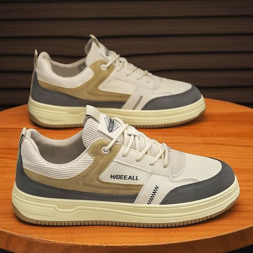 Hong Kong style all-match dirt-resistant mesh shoes