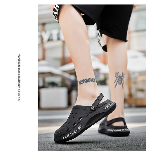Summer men's sandals thick-soled