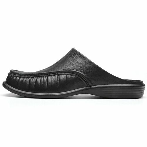 Men's leather shoes with baotou half slippers