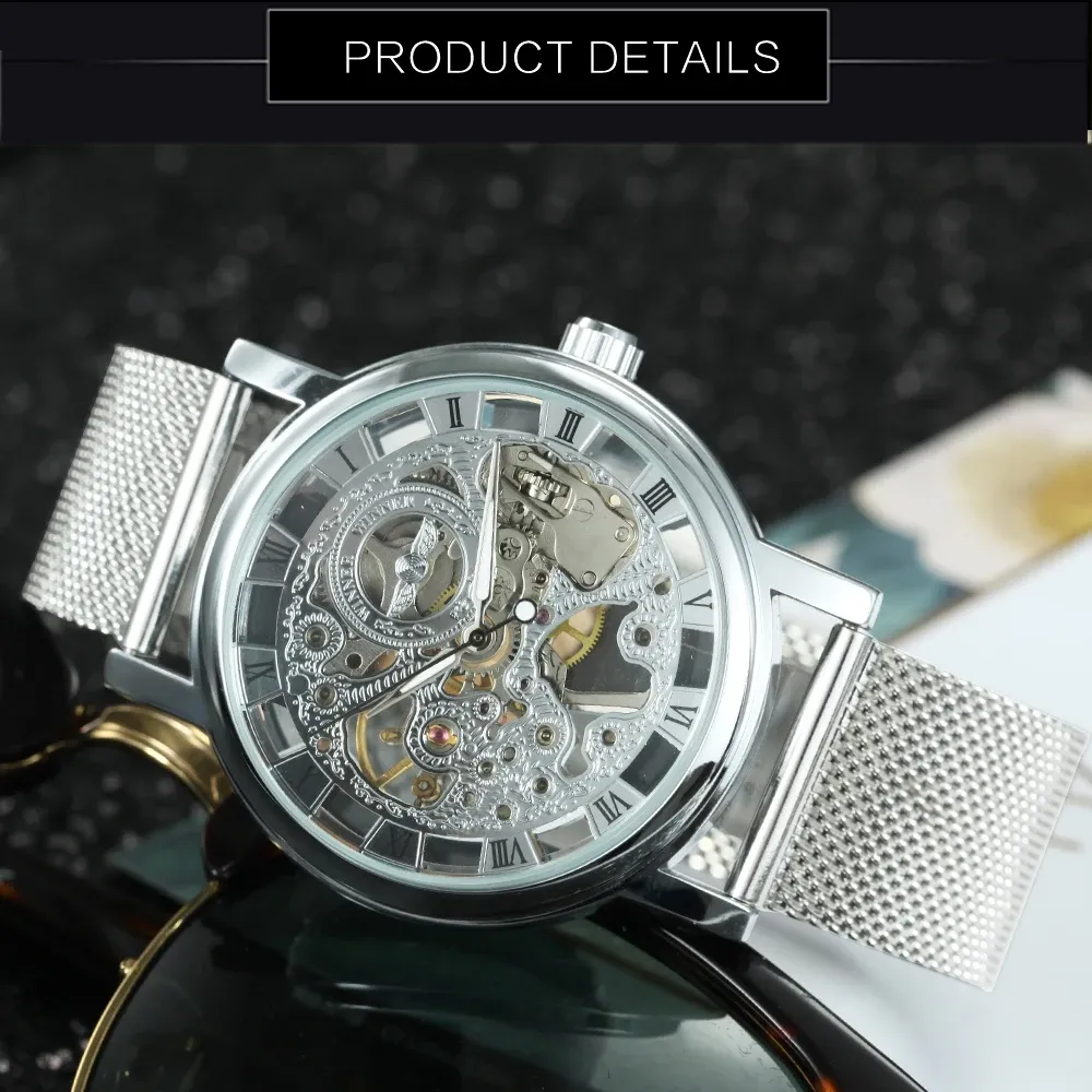 Round Dial Roman Number Analog Quartz Watch