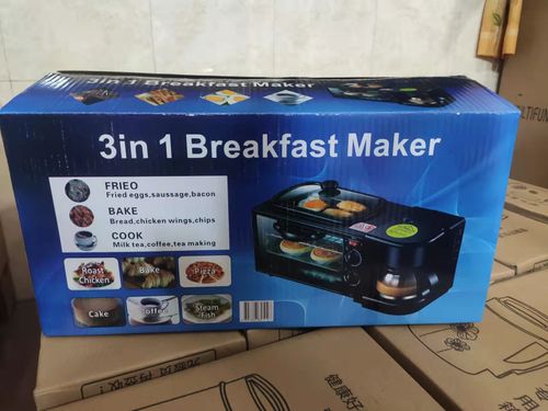 3-in-1 Multifunctional Home Breakfast Machine, Toaster, Mini Oven (European Standard 110V.220V)