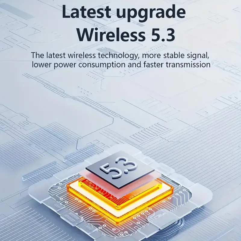 🔥🔥Hot Sale🔥🔥70% off 🔥Long Battery Life TWS Active Noise Cancellation Wireless Sports Earbuds - Touch Control, Type-C Charging Case - Sleek Black & Orange Design for Android.Apple Compatibility