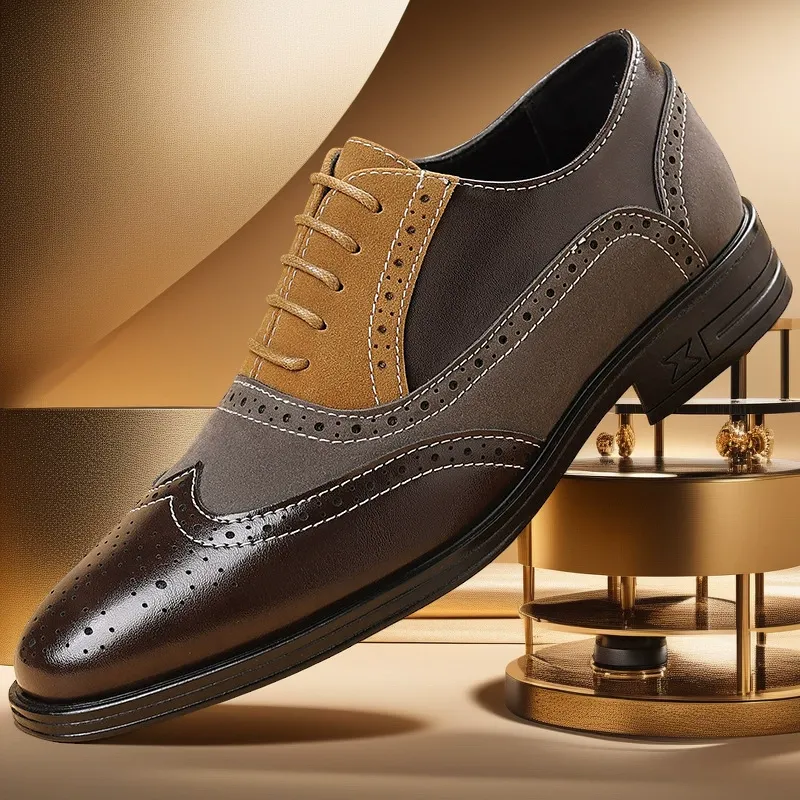 New brogue carved British style all-match
