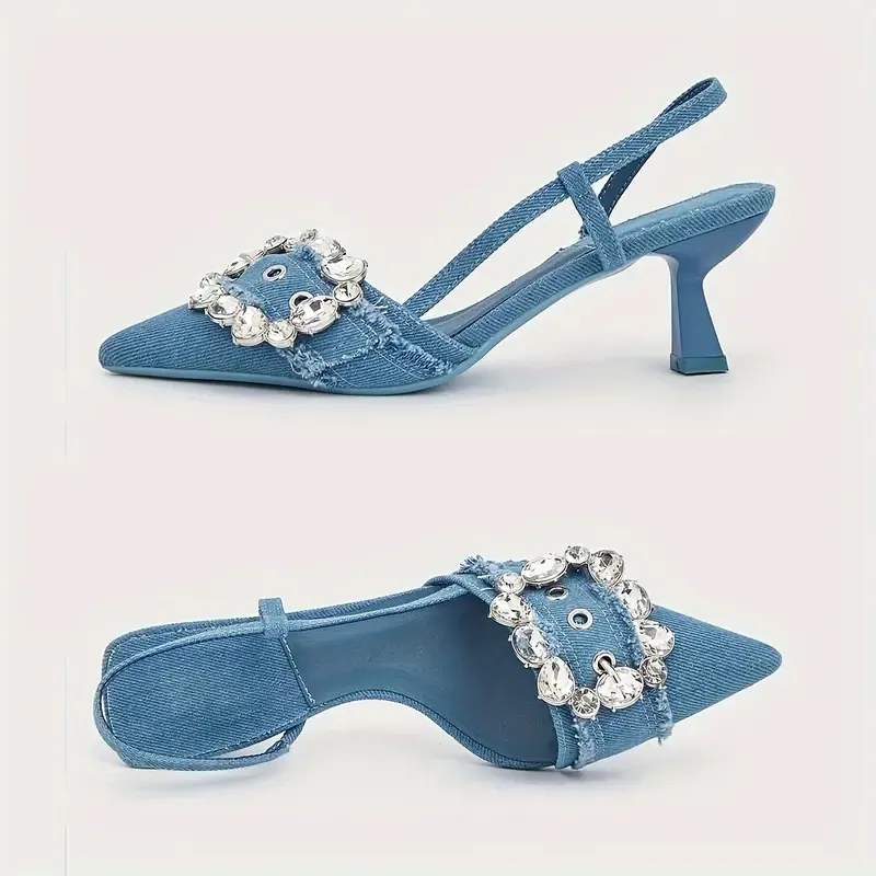 Chic Kitten Heel Sandals