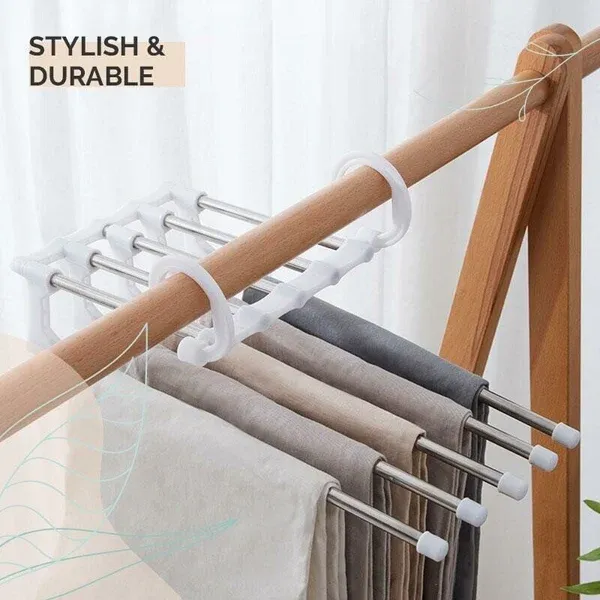 Multi-functional Pants Rack - Closet Multiple Layers Multifunctional Uses Rack Organizer for Trousers Scarves Slack