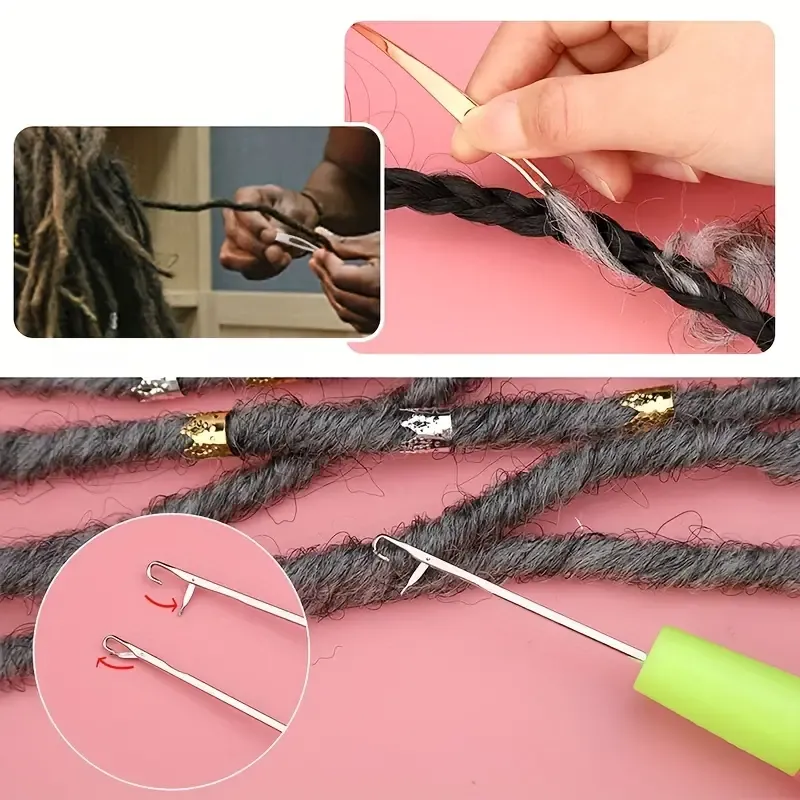 1set Dreadlock Crochet Hook