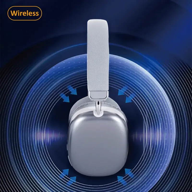 Upgraded Wireless Headphones, Wireless Headsets With Good Sound Quality, Lightweight Flat-Folding Headphone Built-in Mic, Compatible With 3.5mm 0.14in Audio Cable, Stereo Sound For Travel.Work Laptop.PC.Cellphone, Gaming Headset For IOS Wireless, Christmas Present