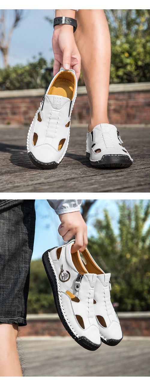 Men's sandals popular stitching slippers beach shoes outdoor sports style wear-resistant large size breathable men's shoes