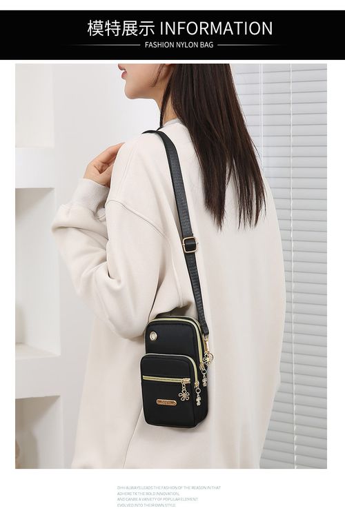 Fashion Multi-pocket Mobile Phone Bag, Women's One-shoulder Crossbody Coin Purse, Portable Lightweight All-match Casual Sports Wrist Bag