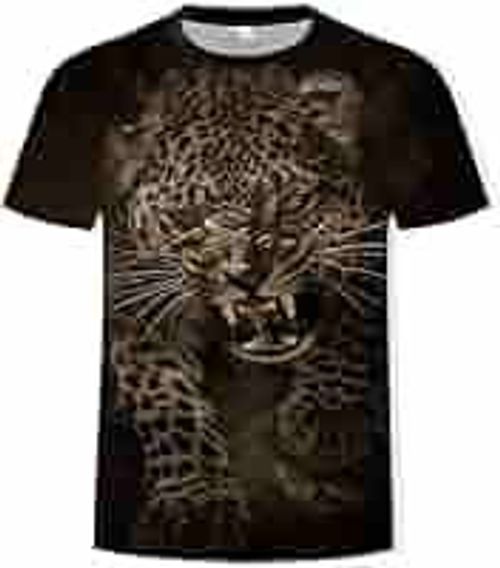 3D full print heat transfer T-shirt for men high quality loose textured short sleeve