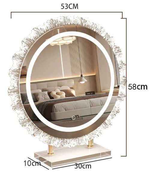 Positive mirror rotatable dressing mirror